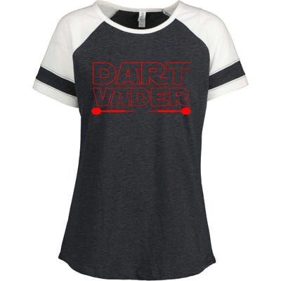 Dart Vader 180 Darts Darts Dart Player Gift Darts Enza Ladies Jersey Colorblock Tee