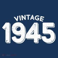 Distressed Vintage 1945 80th Birthday Apron