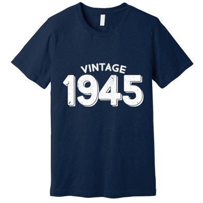 Distressed Vintage 1945 80th Birthday Premium T-Shirt