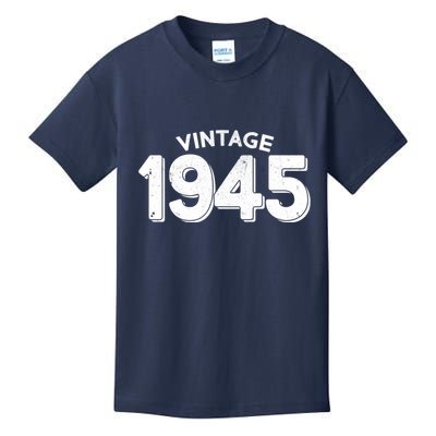 Distressed Vintage 1945 80th Birthday Kids T-Shirt