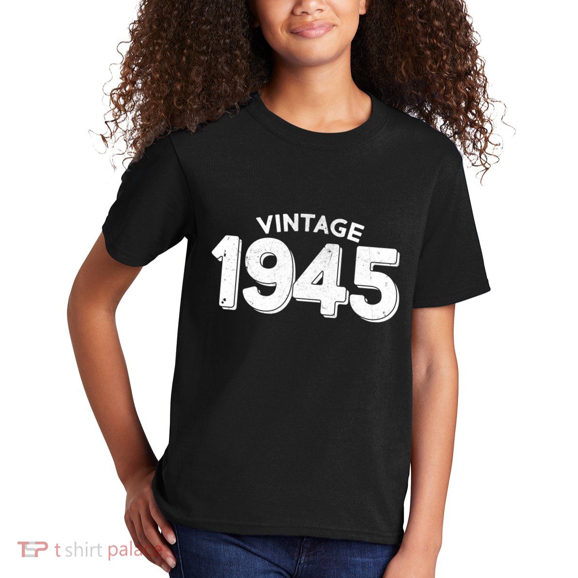 Distressed Vintage 1945 80th Birthday Kids T-Shirt
