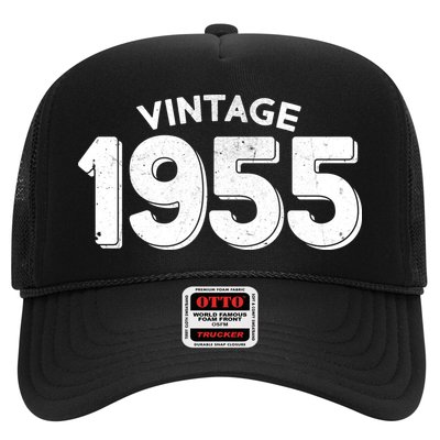 Distressed Vintage 1955 70th Birthday Trucker Hat