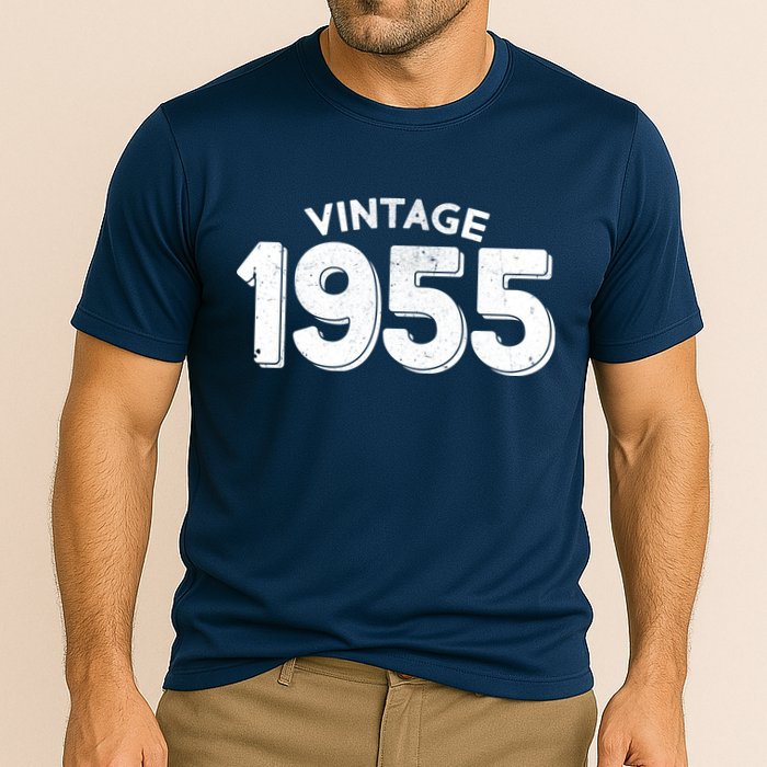 Distressed Vintage 1955 70th Birthday Performance Shirt