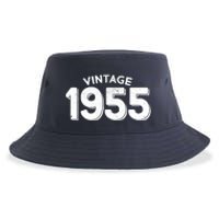 Distressed Vintage 1955 70th Birthday Sustainable Bucket Hat