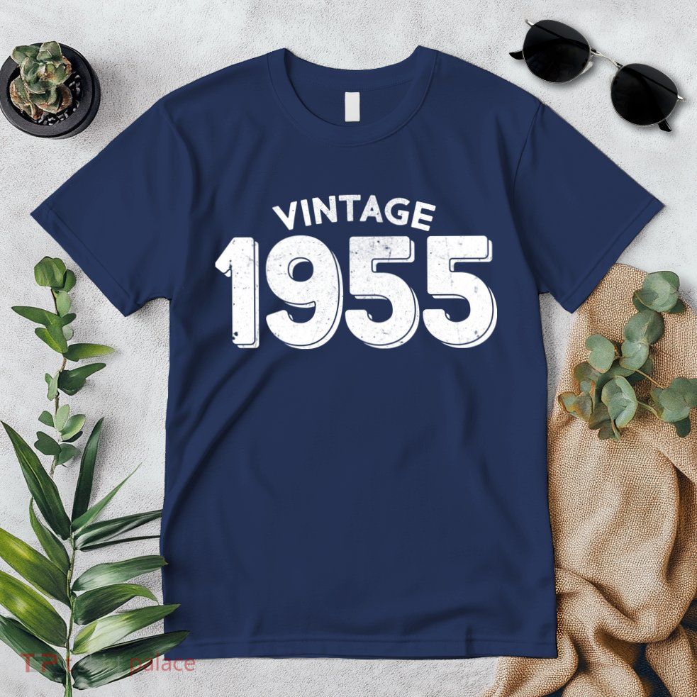 Distressed Vintage 1955 70th Birthday Premium T-Shirt