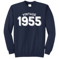 Distressed Vintage 1955 70th Birthday Tall Sweatshirt