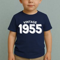 Distressed Vintage 1955 70th Birthday Toddler T-Shirt