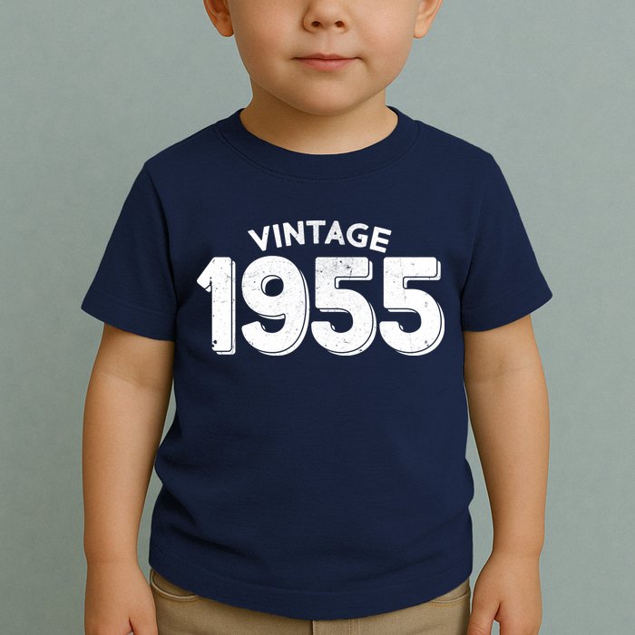 Distressed Vintage 1955 70th Birthday Toddler T-Shirt