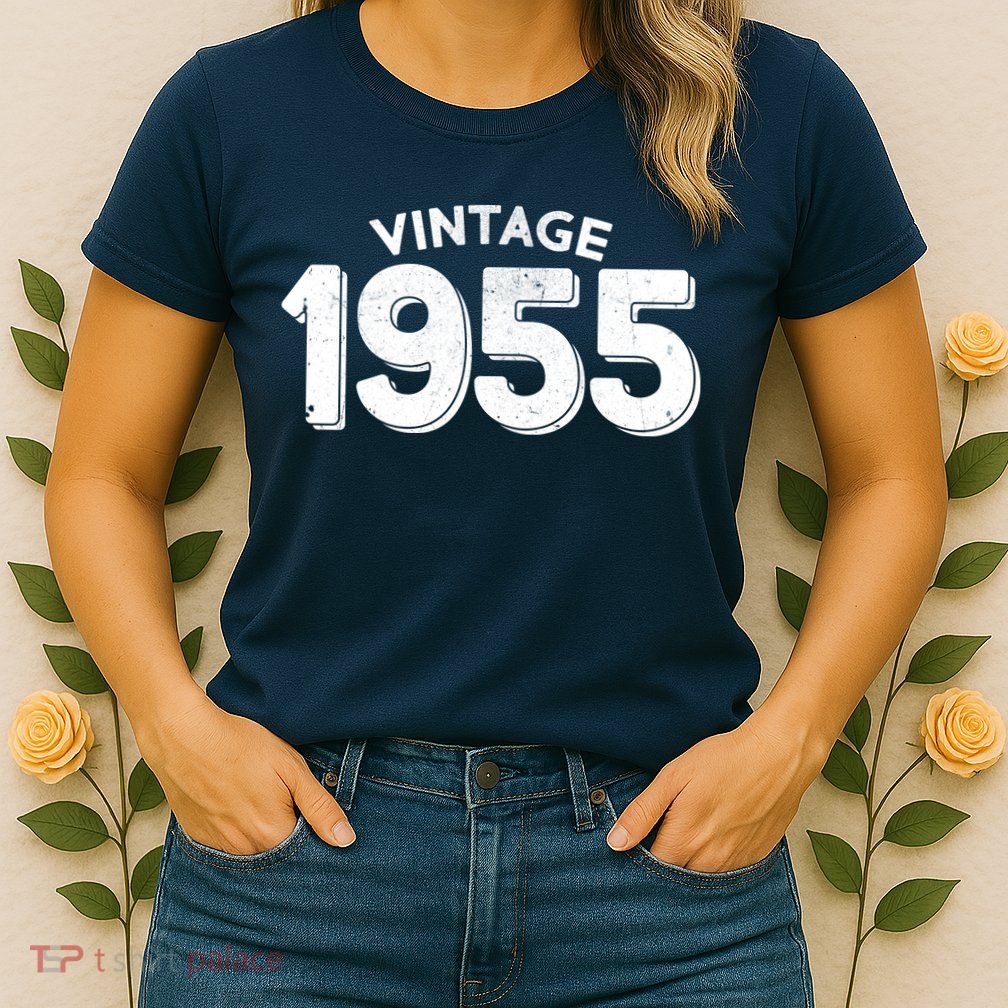 Distressed Vintage 1955 70th Birthday Womens T-Shirt