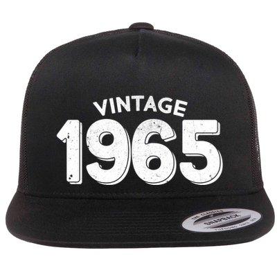 Distressed Vintage 1965 60th Birthday Flatbill Hat