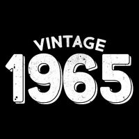 Distressed Vintage 1965 60th Birthday Flatbill Hat