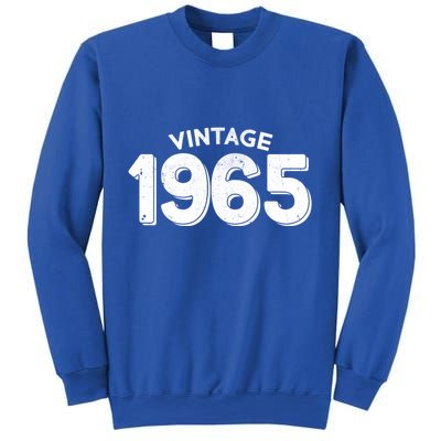 Distressed Vintage 1965 60th Birthday Sweatshirt