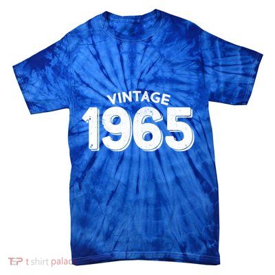 Distressed Vintage 1965 60th Birthday Tie-Dye T-Shirt