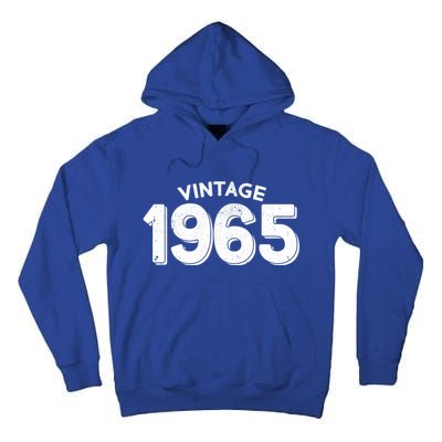 Distressed Vintage 1965 60th Birthday Tall Hoodie