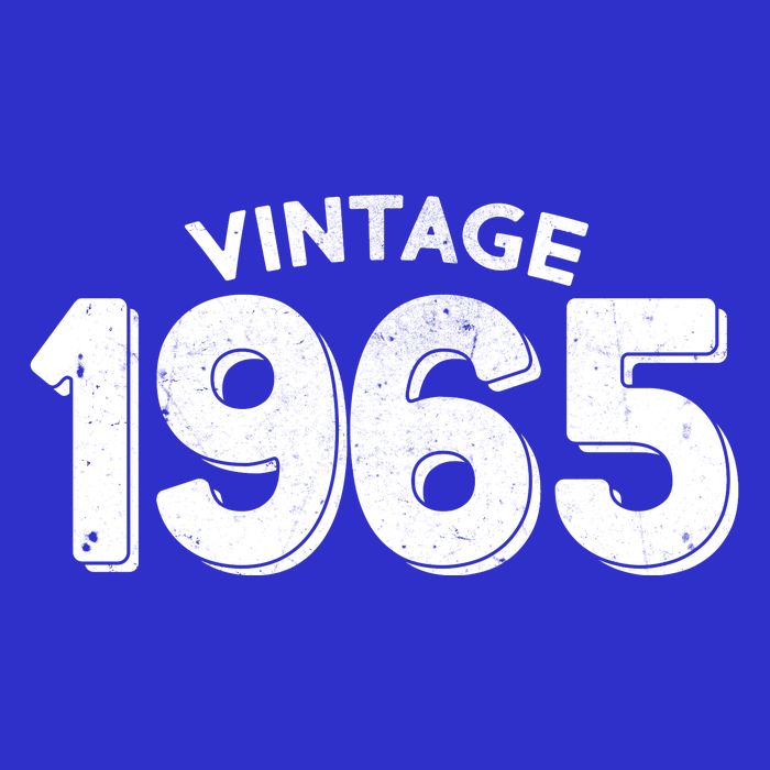 Distressed Vintage 1965 60th Birthday Visor