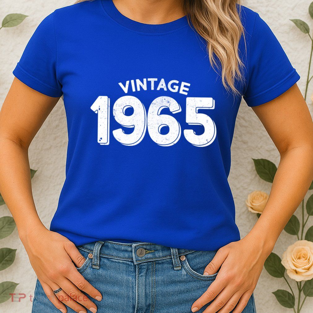 Distressed Vintage 1965 60th Birthday Womens T-Shirt