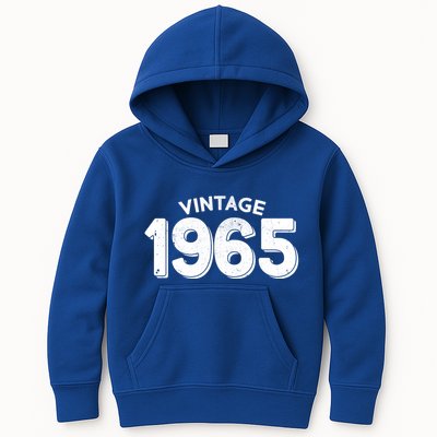 Distressed Vintage 1965 60th Birthday Kids Hoodie