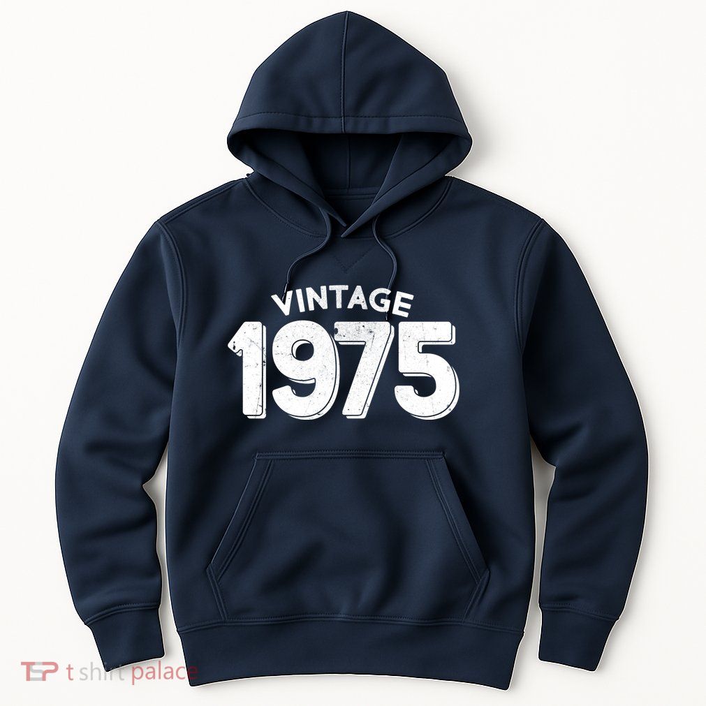 Distressed Vintage 1975 50th Birthday Hoodie