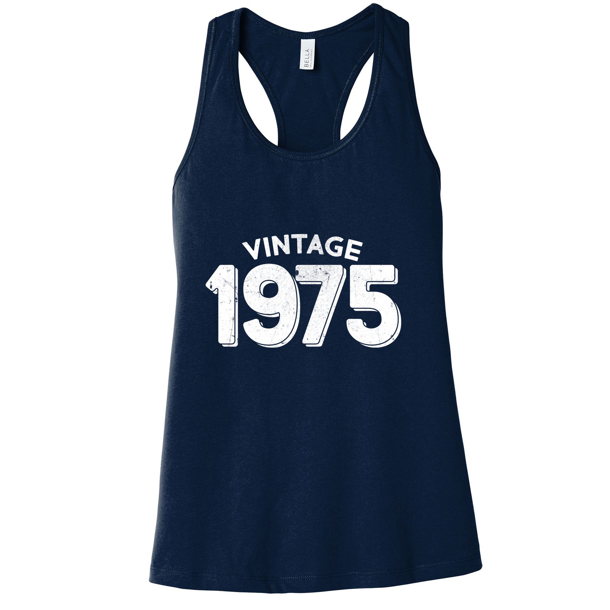 Distressed Vintage 1975 50th Birthday Womens Tank Top