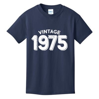 Distressed Vintage 1975 50th Birthday Kids T-Shirt