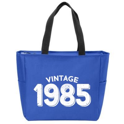 Distressed Vintage 1985 40th Birthday Zip Tote Bag