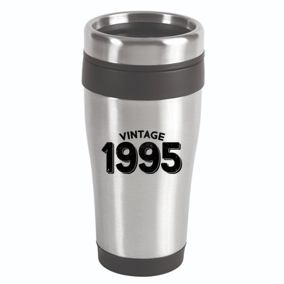 Distressed Vintage 1995 30th Birthday 16oz Travel Tumbler