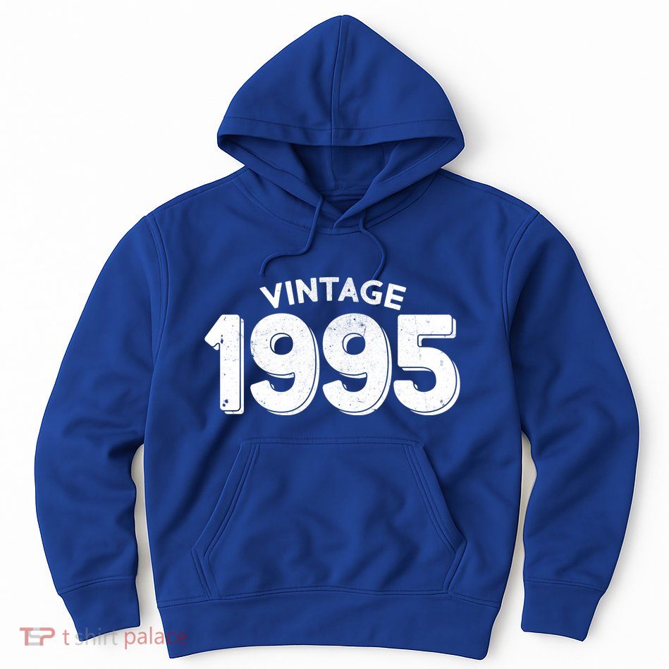 Distressed Vintage 1995 30th Birthday Hoodie