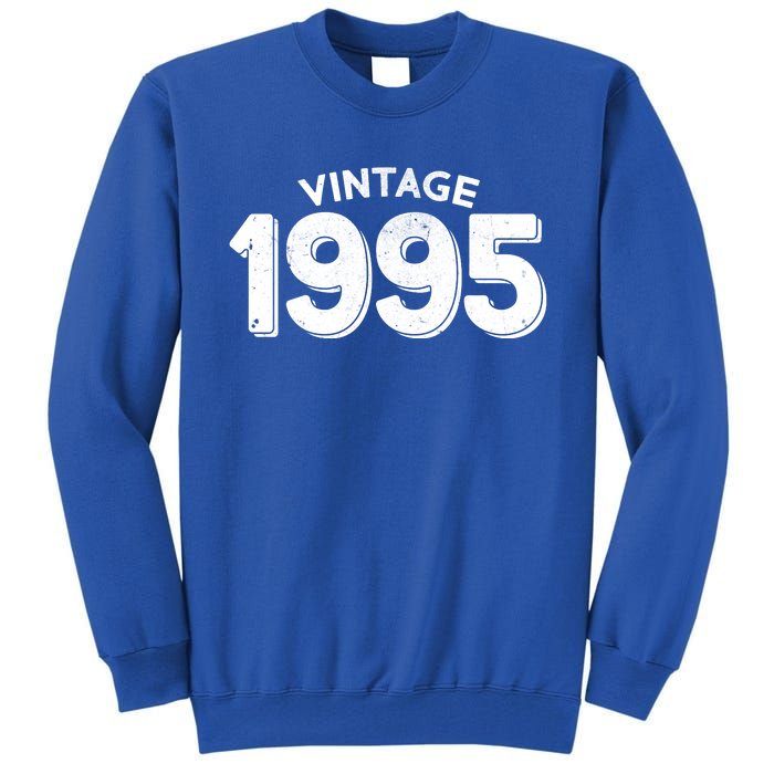 Distressed Vintage 1995 30th Birthday Tall Sweatshirt