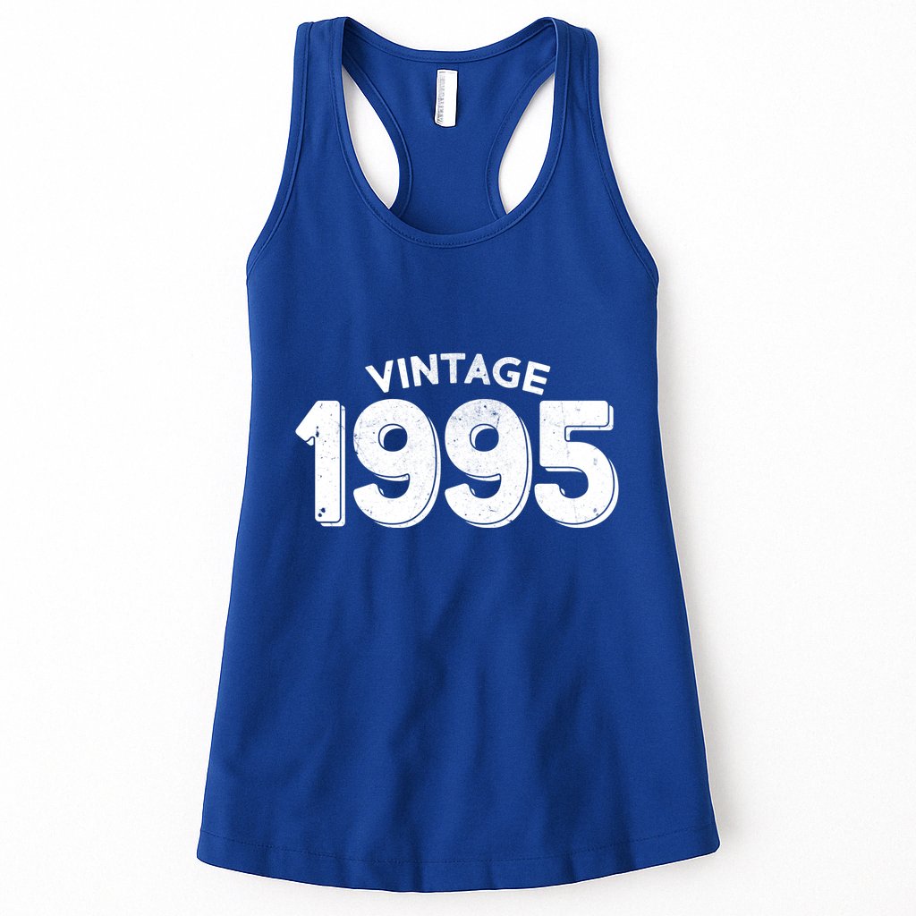 Distressed Vintage 1995 30th Birthday Womens Tank Top
