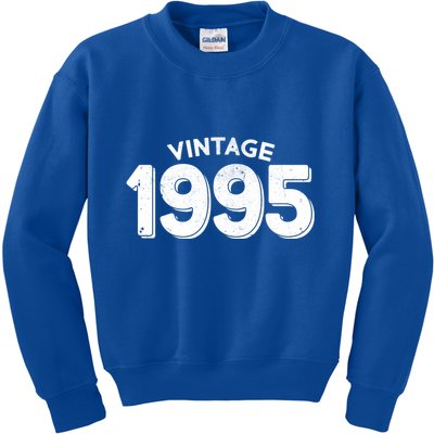 Distressed Vintage 1995 30th Birthday Kids Sweatshirt