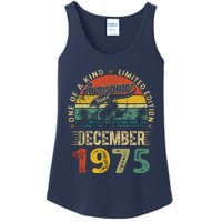 Distressed Vintage 1975 December Limited Edition 49th Bday Ladies Essential Tank