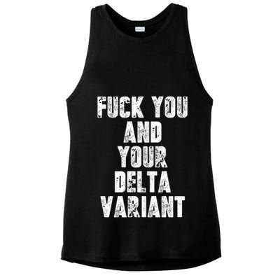Delta Variant Ladies PosiCharge Tri-Blend Wicking Tank
