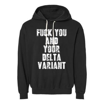 Delta Variant Garment-Dyed Fleece Hoodie