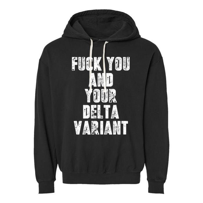 Delta Variant Garment-Dyed Fleece Hoodie