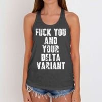 Delta Variant Women's Knotted Racerback Tank