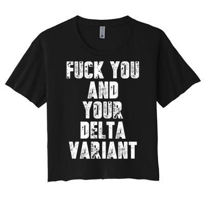 Delta Variant Women's Crop Top Tee