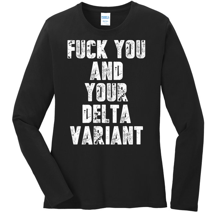 Delta Variant Ladies Long Sleeve Shirt