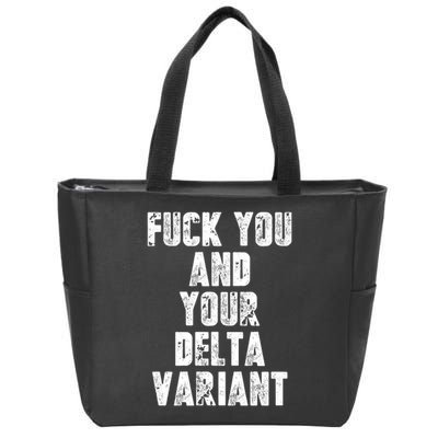 Delta Variant Zip Tote Bag