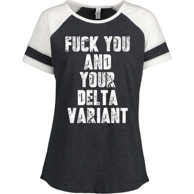 Delta Variant Enza Ladies Jersey Colorblock Tee