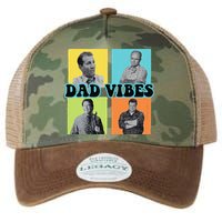 Dad Vibes 90s Dad Vibes Retro Funny Legacy Tie Dye Trucker Hat