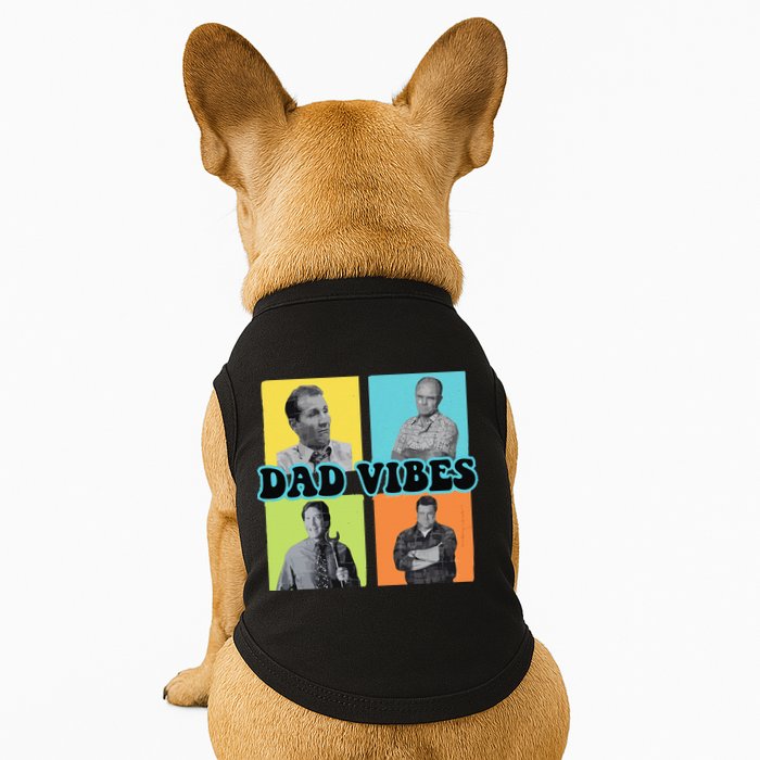 Dad Vibes 90s Dad Vibes Retro Funny Doggie Tank
