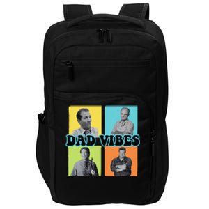 Dad Vibes 90s Dad Vibes Retro Funny Impact Tech Backpack