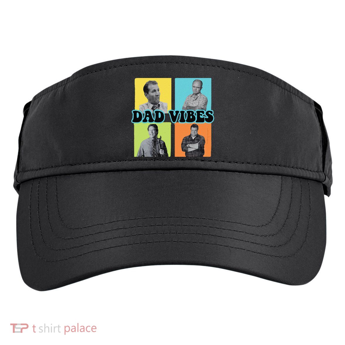 Dad Vibes 90s Dad Vibes Retro Funny Adult Drive Performance Visor