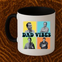 Dad Vibes 90s Dad Vibes Retro Funny Mug