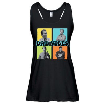 Dad Vibes 90s Dad Vibes Retro Funny Ladies Essential Flowy Tank