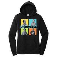 Dad Vibes 90s Dad Vibes Retro Funny Women's Pullover Hoodie