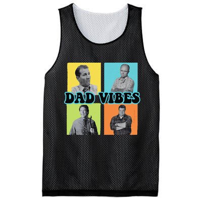 Dad Vibes 90s Dad Vibes Retro Funny Mesh Reversible Basketball Jersey Tank