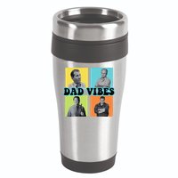 Dad Vibes 90s Dad Vibes Retro Funny 16oz Travel Tumbler