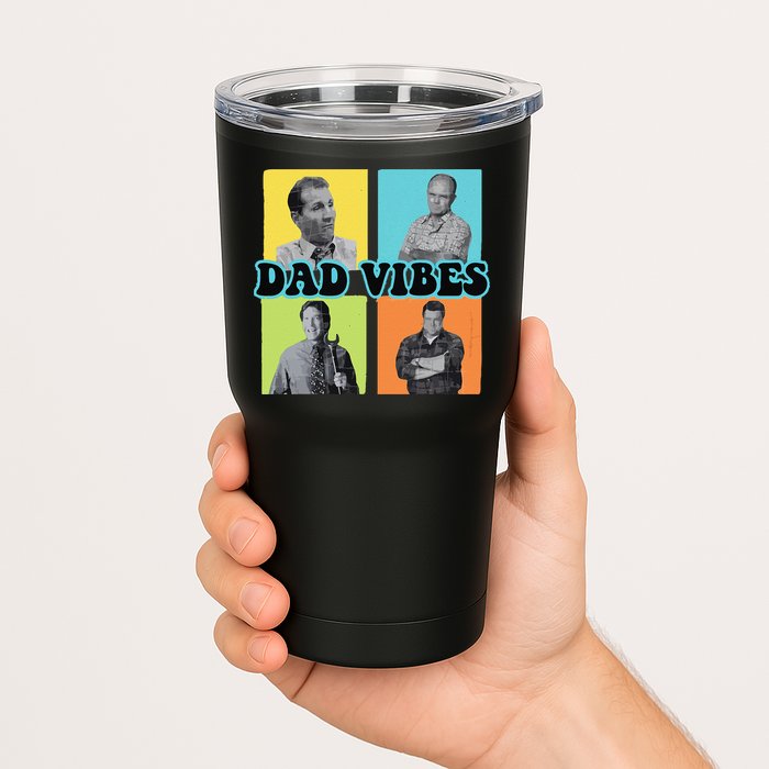 Dad Vibes 90s Dad Vibes Retro Funny Tumbler