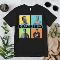Dad Vibes 90s Dad Vibes Retro Funny Premium T-Shirt